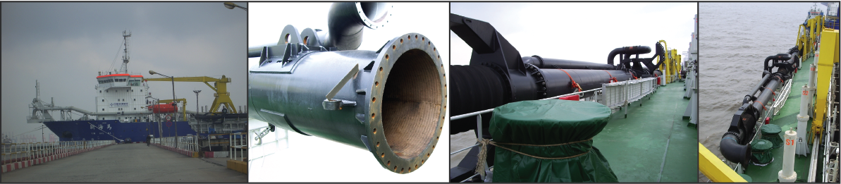 SAS Dredging Wear Resistant Suction Pipe